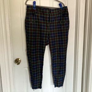 Torrid Ponte Stretch Plaid Skinny Pants